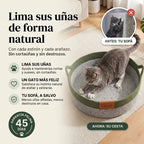 Zarpa™  Cesta Rascador y Cama para Gatos de Cuerda Natural